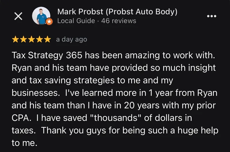 Mark Probst - Google review